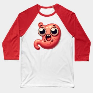 Cute Stomach Baseball T-Shirt